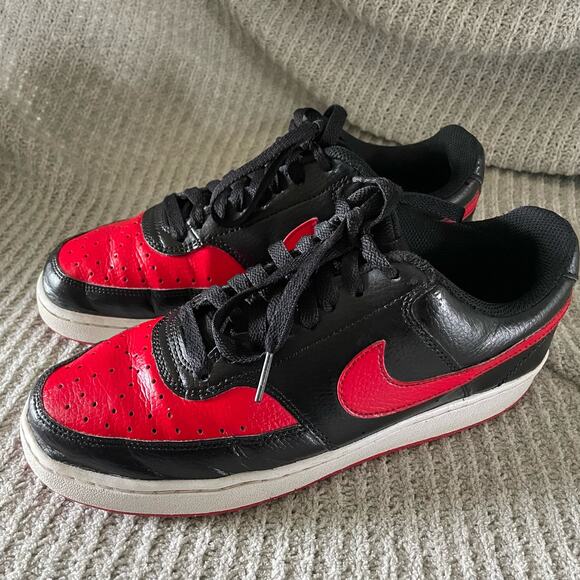 Nike Other - Nike Court Vision Low Black Red FJ0685-010 Produced 2022 Mens 7
